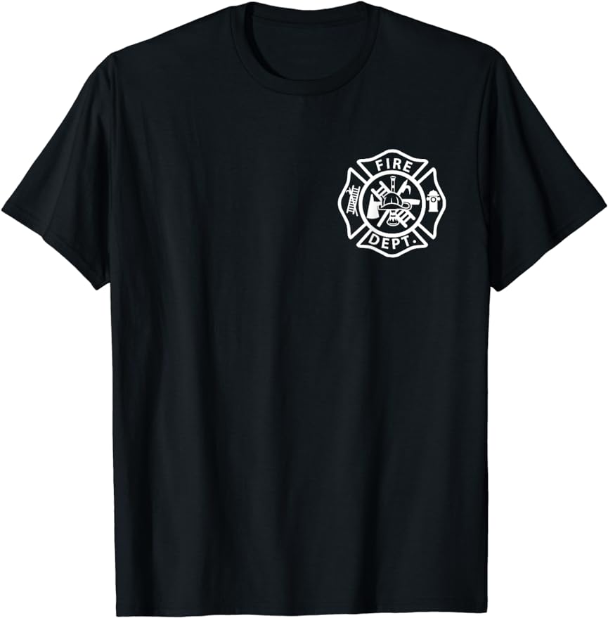 Fire Rescue Symbol: T-shirt for The Whole Family Uniform Unisex Style Shirts for Women Men Custom Printed Graphic T-shirts