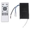 Ceiling Fan Light Remote Control Receiver Frequency Conversion with 6 Fan Speeds and Timer Function for Energy Efficiency