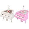 Dancing Ballerina Elegant Music Box Romantic Classic Piano Musical Box Exquisite Creative Eco-friendly for Birthday Wedding Gift