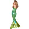 Halloween OS Mermaid Show Clothes Bar Party Clothes Export Tube Top Dress European and American Game Uniforms Spot