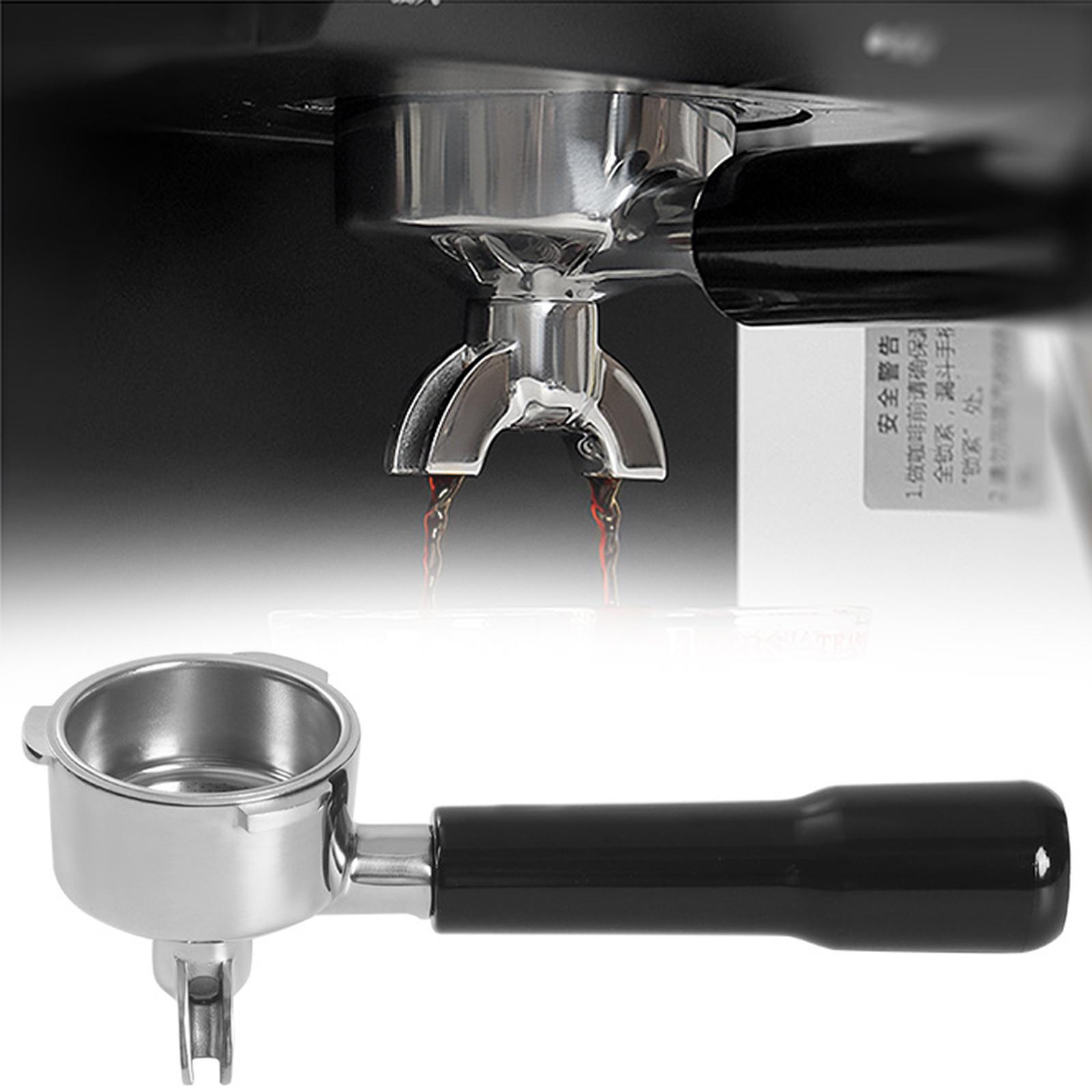 Stainless Coffee Filter Fit for Donlim Coffee Portafilter Filter Handle Coffee Machine Double Spout Bottomless Portable