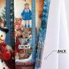 Custom High-Precision Blackout Silk Christmas Curtains with Grommet/Rod Pocket