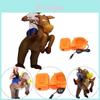 Costume Gonfiabile da Cavallo e Fantino di Qualità Premium per Adulti e Bambini per Feste ed Eventi