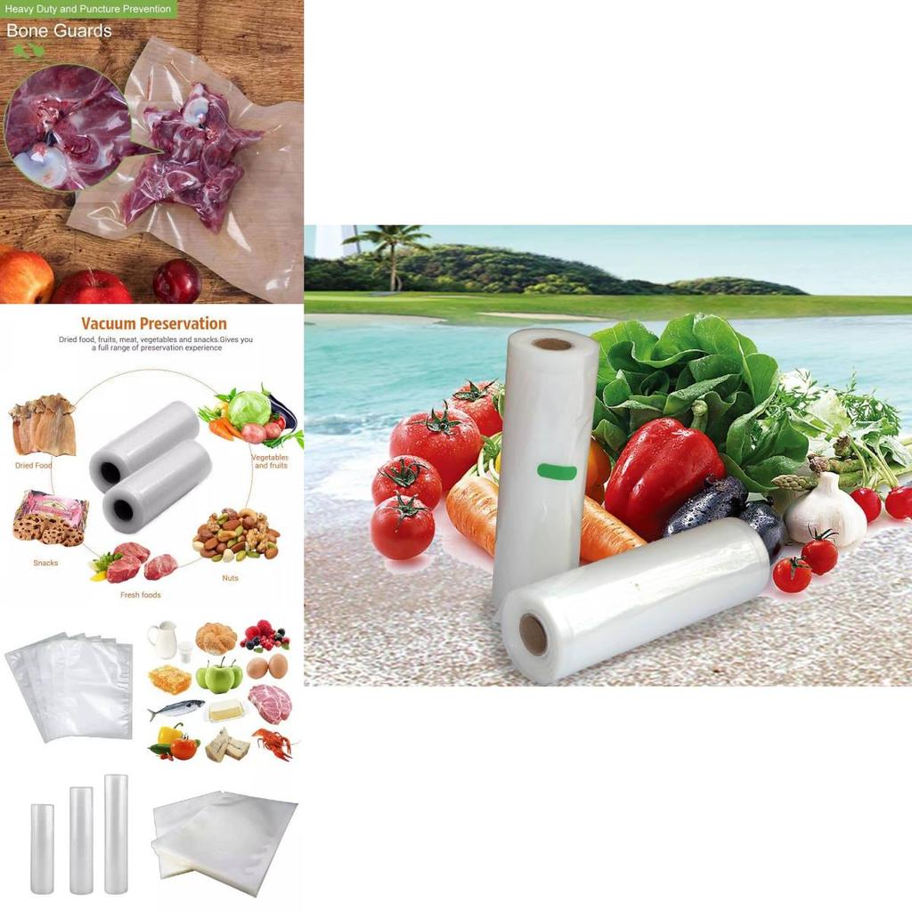 Food Storage Vacuum Bags With Sealing For Freshness Preservation And Compression