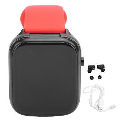 2 In 1 Smartwatch with Wireless Bluetooth Earbuds NFC Step Count Multiple Exercise Modes 1.83 Inch