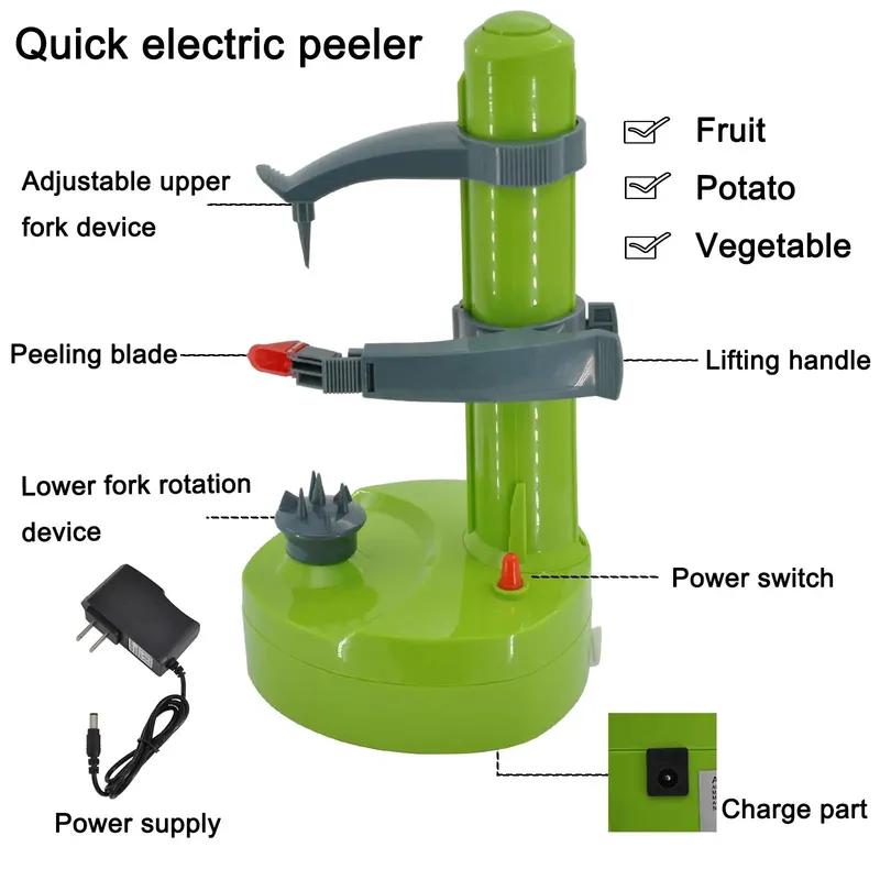 Houselin Electric Potato Peeler Automatic Apple Peeler for Fruits and Vegetables