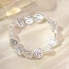 Noter Understated Elegant Women Strand Bracelet Imitation Pearls In 4 Shapes Leisure Versatile Economy Beaded Braslet Jewelry