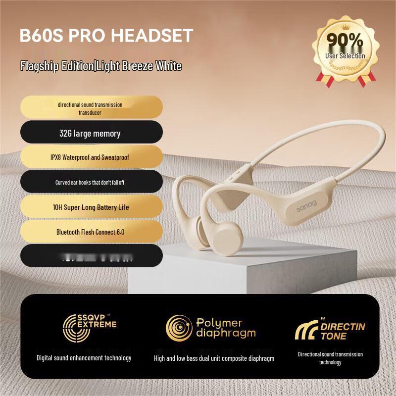 

Senna B60SPro.32G Waterproof Bone Conduction Sports Headphones