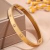 Hot-selling titanium steel bracelet, girls' high-end sense of fashion, popular light luxury in Europe and the United States, Gypsy star love diamond 
