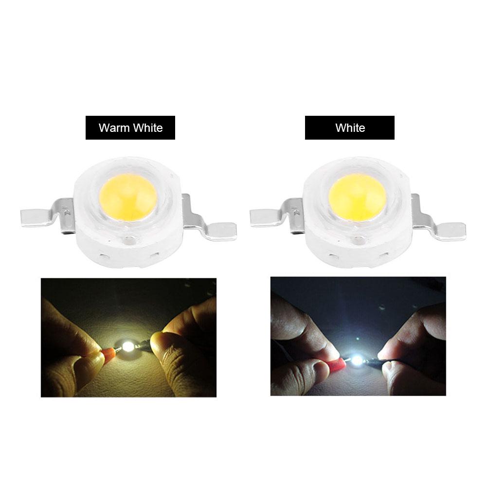 1W High Power LED Beads SMD Chip Light Emitting Diode DIY Lamp Light Source Electronics Repair Lighting Fixture Parts