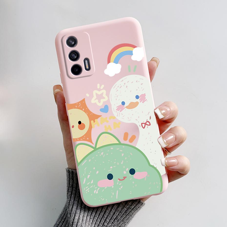 

For Realme GT 5G Case Cute Bear Cartoon Frog Soft Silicone Back Cover for OPPO Realme GT Neo 2T Neo2T Phone Case RealmeGT Funda Realme GT 5G