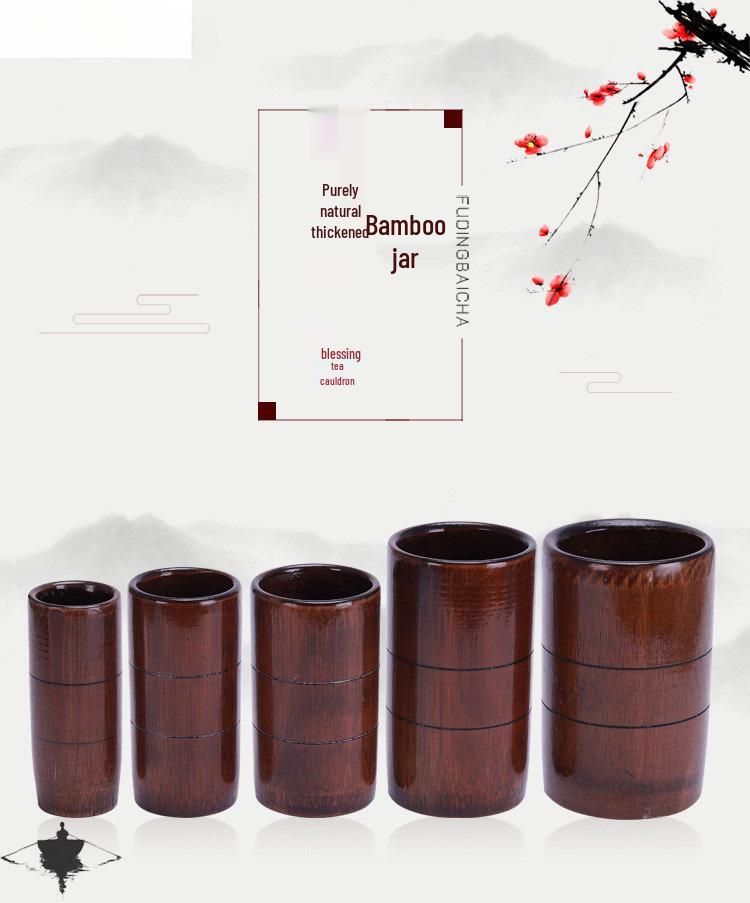 Bamboo Cupping Set: Carbonized Bamboo Charcoal Fire Cupping Jars & Tubes for Household Use