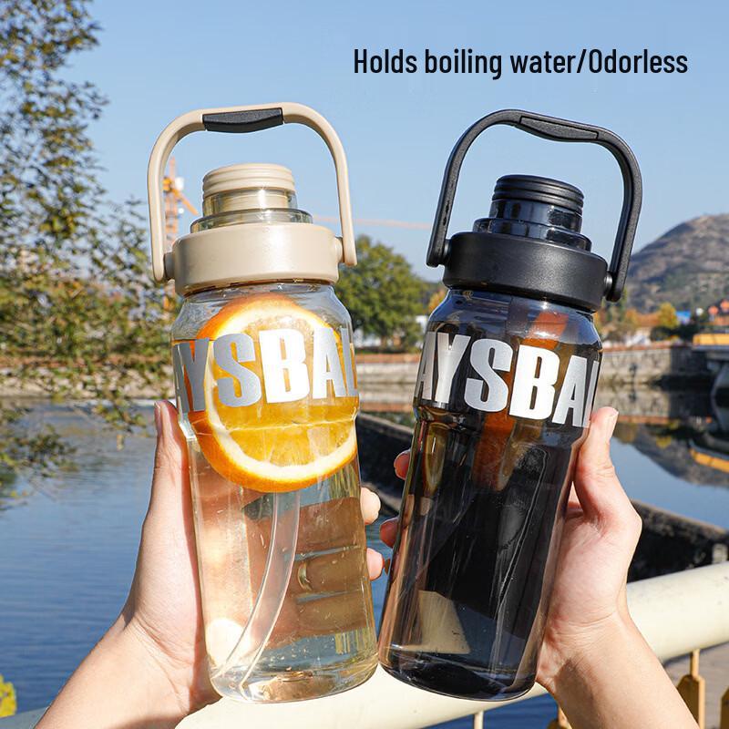 Large Capacity Dual-Drink Sports Water Bottle