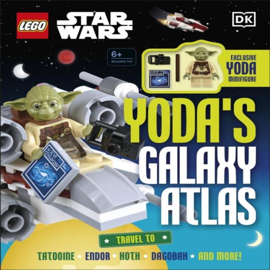 LEGO Star Wars Yodas Galaxy Atlas by Simon Hugo Hardback Book 9780241467657