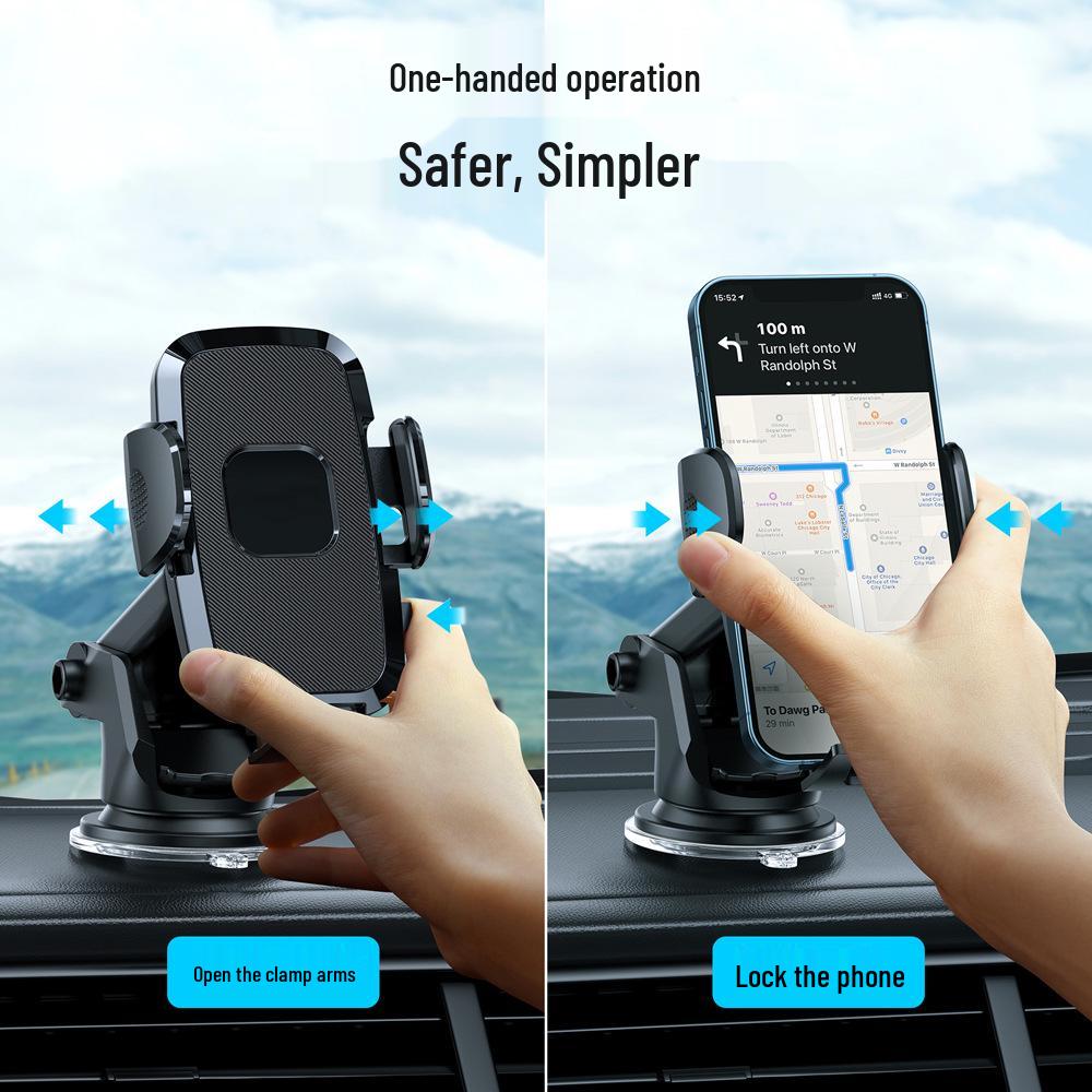 Premium Car Phone Holder for Dashboard and Center Console