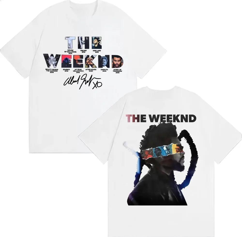 

The Weeknd After Hours Til Dawn European Tour Tshirts Unisexs Clothing Fashion Hip Hop Style T Shirt Oversized Cotton Tshirt 2XL