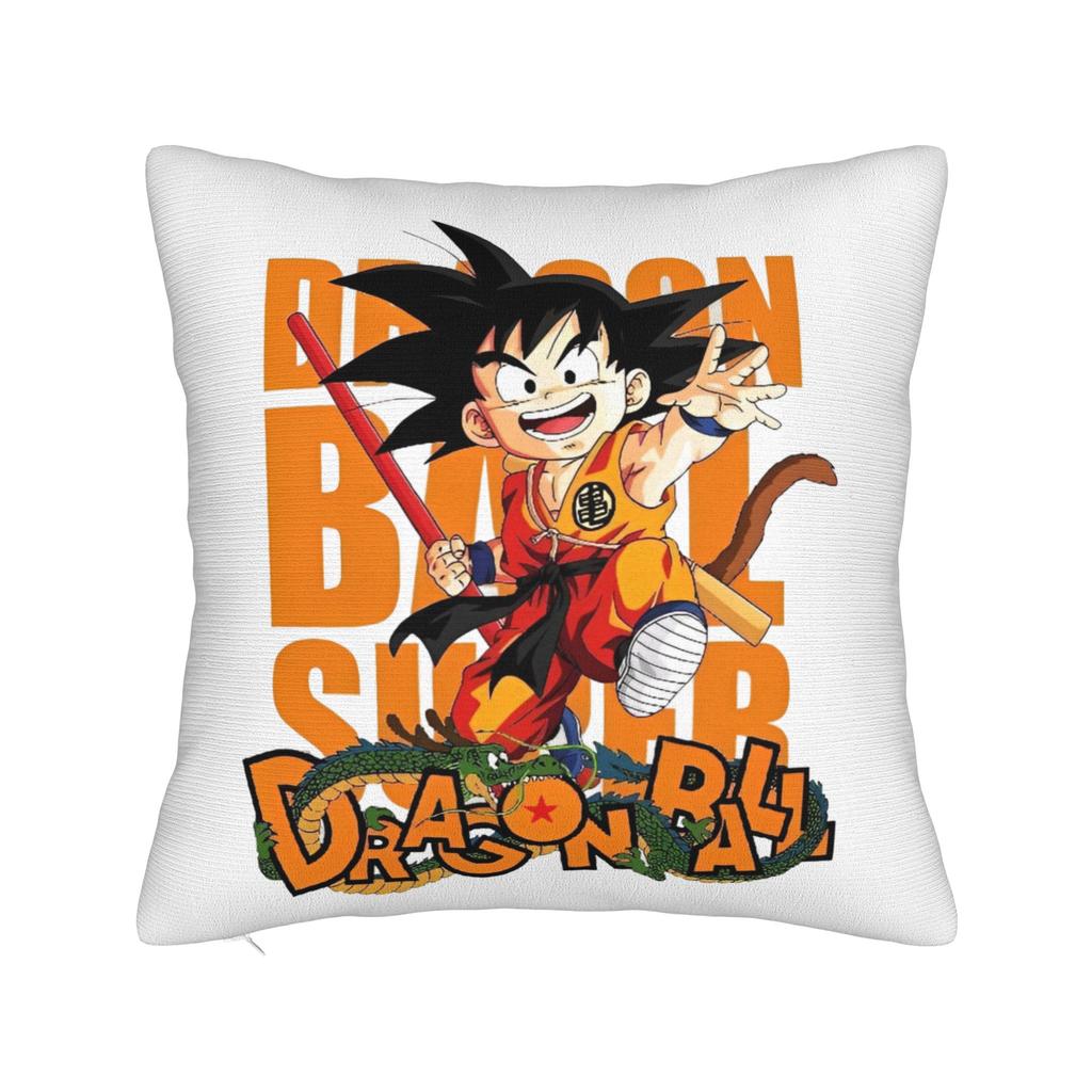 Anime Dragon Ball Square Pillow Cases Cushion Cover Funny Zippered Decor Pillowcase for Bed 4545cm