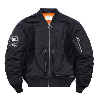 Otoño Nuevo Chaqueta de Piloto de la Fuerza Aérea para Hombre Herramientas Top Fino Chaqueta de Traje de Vuelo