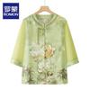 Women's Chinese Style Summer Short-Sleeve Shirt
