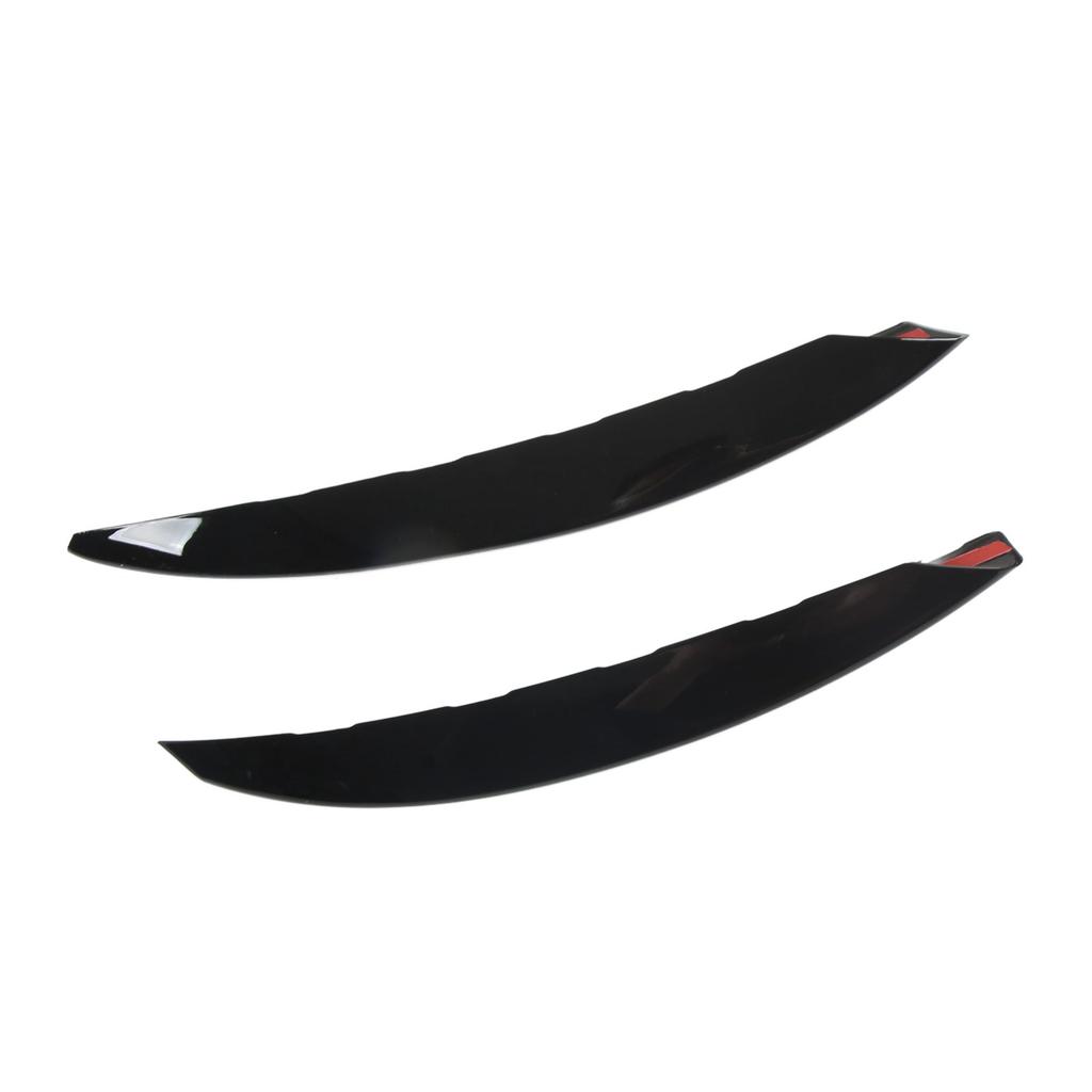 4 Pcs Front Fog Light Grille Trim Eyelid Eyebrow Wind Knife Strip Replacement for  ‑  C‑Class W206  06