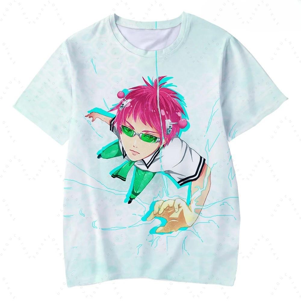 2026 Saiki Kusuo No Sai-Nan Tshirt Printed Men/Women/Kids Harajuku funny T shirt Costume Summer Kawaii Japan Unisex Anime Tops