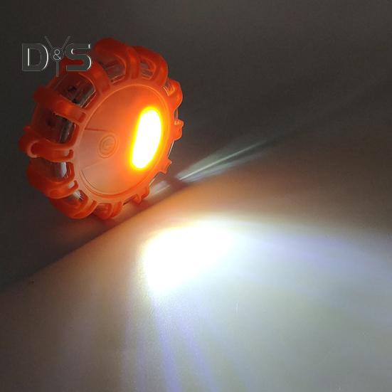 2 Stück Auto-Warnleuchten mit 9 Blinkmodi, superhell, hohe Lumen, wasserdicht, batteriebetrieben, LED-Warnleuchten mit Magnet