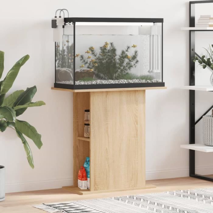 VidaXL Aquarium Stand Sonoma Oak 36x75x72.5 Cm 833650