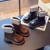 Children's Fashion Boots Fall Winter Padded Thickened Boys Girls Cotton Shoes Soft Non Slip Kids Boots