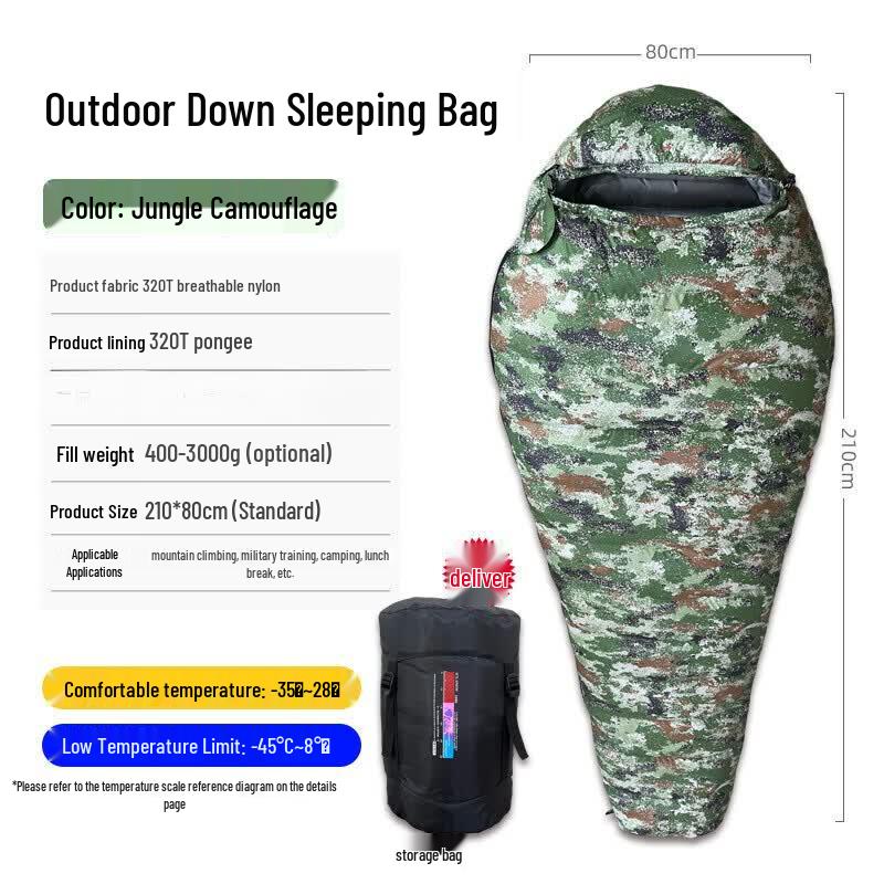 Outdoor Duck Down Sleeping Bag