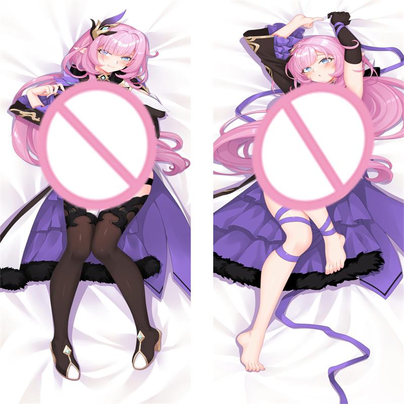 

60x180cm Honkai Impact 3 Elysia Dakimakura Чехол для подушки Обнимающее тело Чехол на подушку Двойной отаку Спальня Постельное белье Наволочка