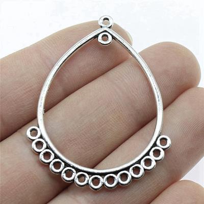 Water Drop Earring Connector Accessories Parts Couple Jewelry Massive Unusual Cheap Cute Stuff