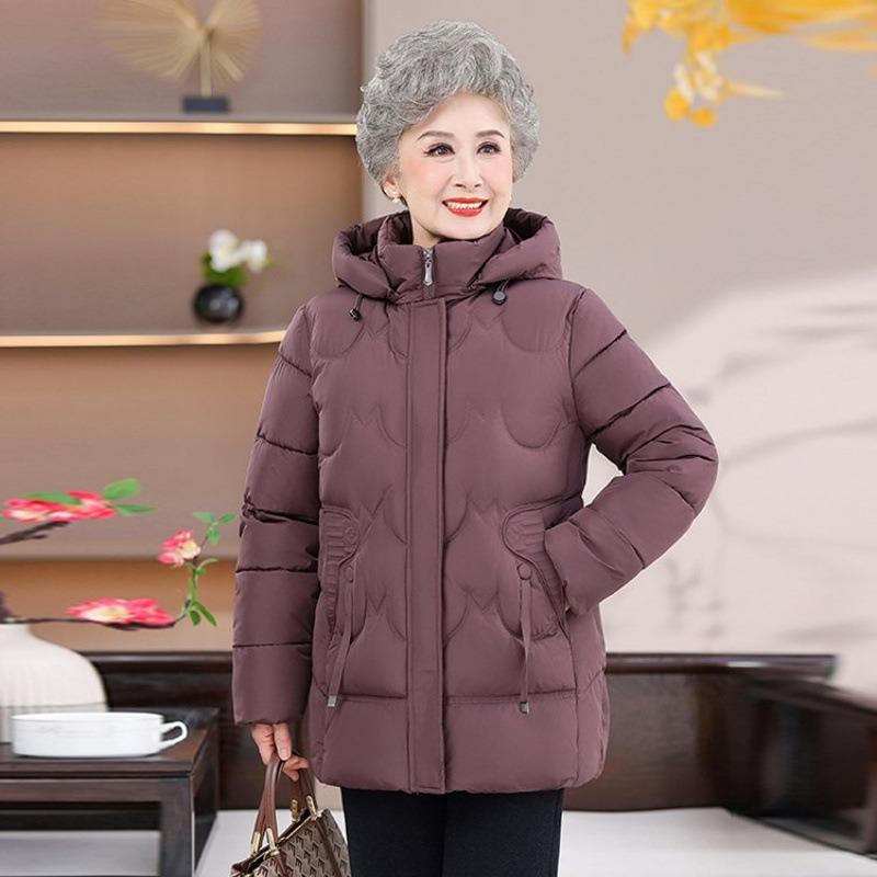 Herbst-Winter-Baumwollkleidung, neue mittellange und lange Winterjacken, hochwertige leichte Baumwolljacken für die mittlere und ältere Generation