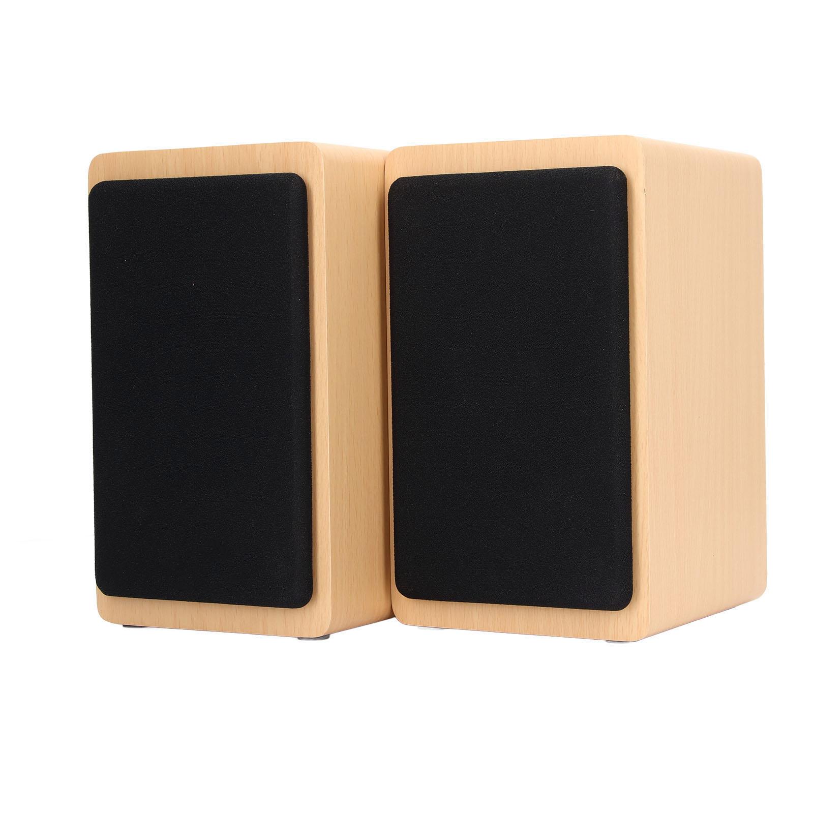 

Компьютерные колонки Стабильный USB Мини Проводной Bluetooth Настольный сабвуфер для Домашнего ПК Ноутбука Орех