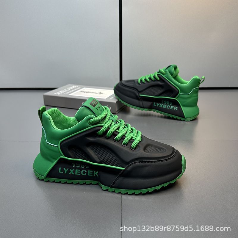 

Black versatile sneakers ins men s trend niche handsome running shoes student personalized design casual shoes 44