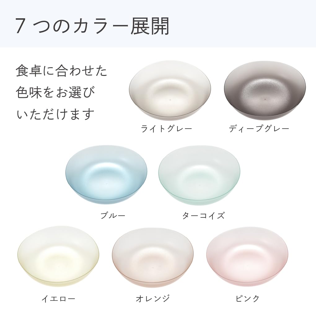 IJ Unbreakable Large PlateBowl, 21cm, 1000ml, Dishwasher Safe, Made In Japan, Perfect for Home Parties, Outdoor Activities, Stylish and Cute, Orange,