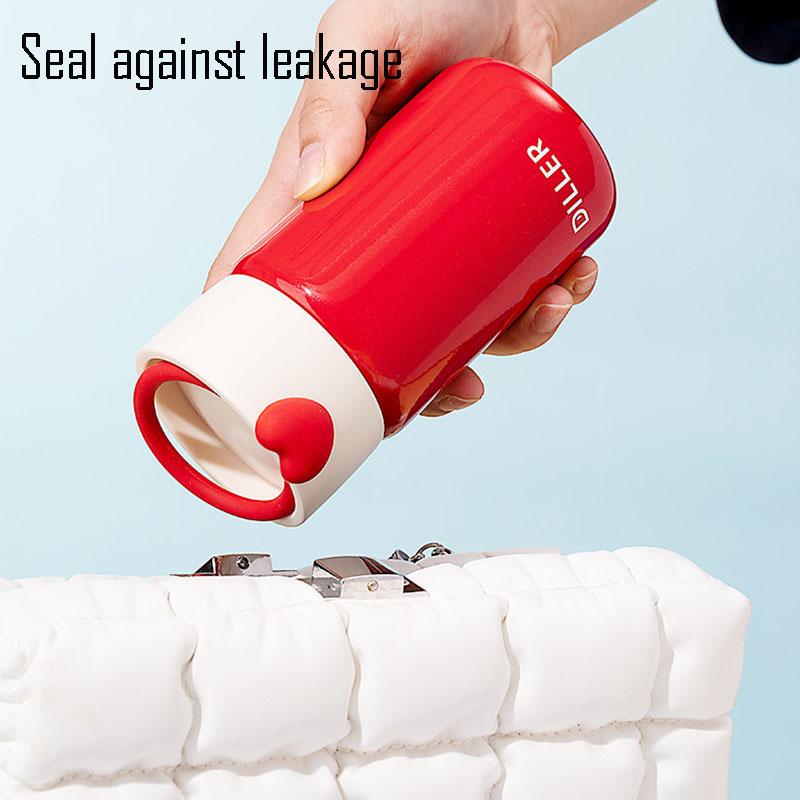200/280/420ml Mini-Thermosbecher mit Griff Teedose für Kinder, Edelstahl-Vakuumflaschen, Geschenk, Tragbare Taschen-Wasserflasche