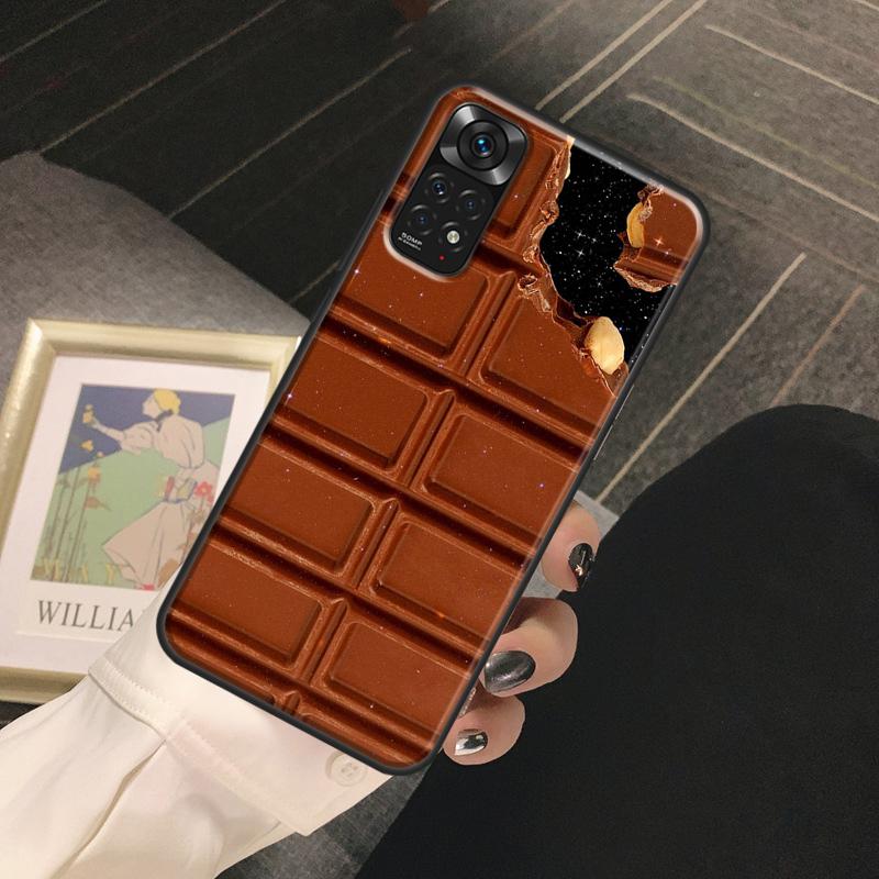 Chocolate Bar Case For Redmi Note 12 Pro 8 9 10 11 Pro Note 12S 11S 10S 9S 8T Redmi 12C 10C 10A 9C Cover