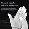 10 Pairs PU Coated Carbon Fiber Anti-Static Work Gloves, Touchscreen Compatible for Repair, Installation, Sorting, and Packaging