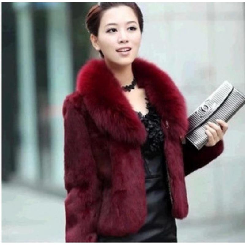 Fur Fashion Women's Clothing, Imitation Fur Jacket, Short Fur Fox Fur Imitation Fur Jacket Imitation Fur