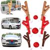Festive Christmas Car Decorative Antlers In Various Colours Of 3)