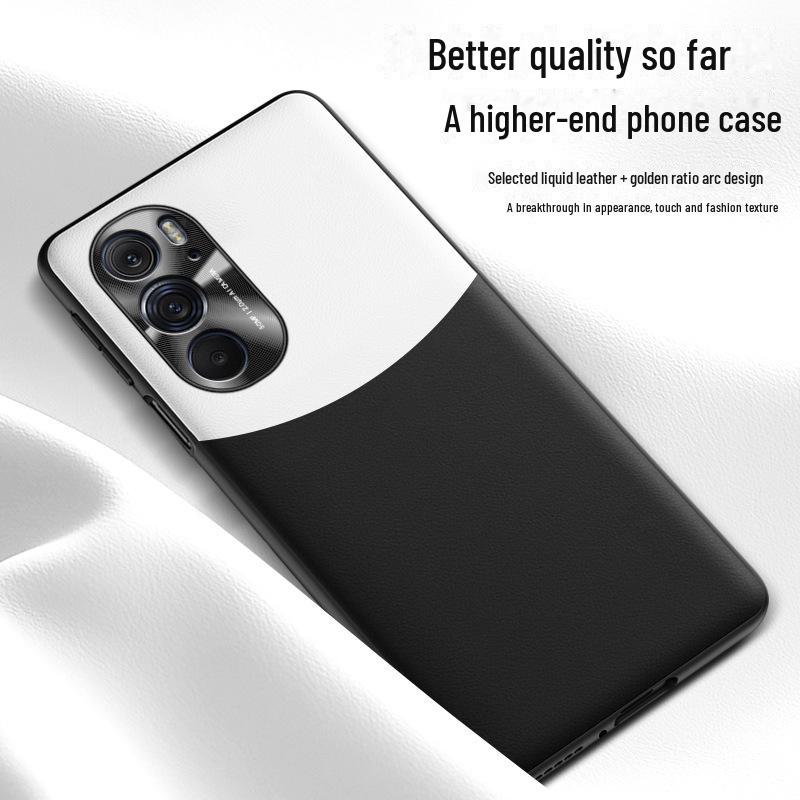 Motorola EdgeX30 Liquid Leather Protective Cover for Anti-Fall Protection - Single Piece Available