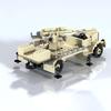 WW2 Italy Military Heavy Trucks F-634n Anti Aircraft Automatic Artillery Armored Vehicle Building Block Chariot Kids Toys Gift