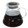 HARIO V60 Glass Server 800 Clear, 800ml, 2-6 Cups, Microwave Safe, XGSR-80-TB