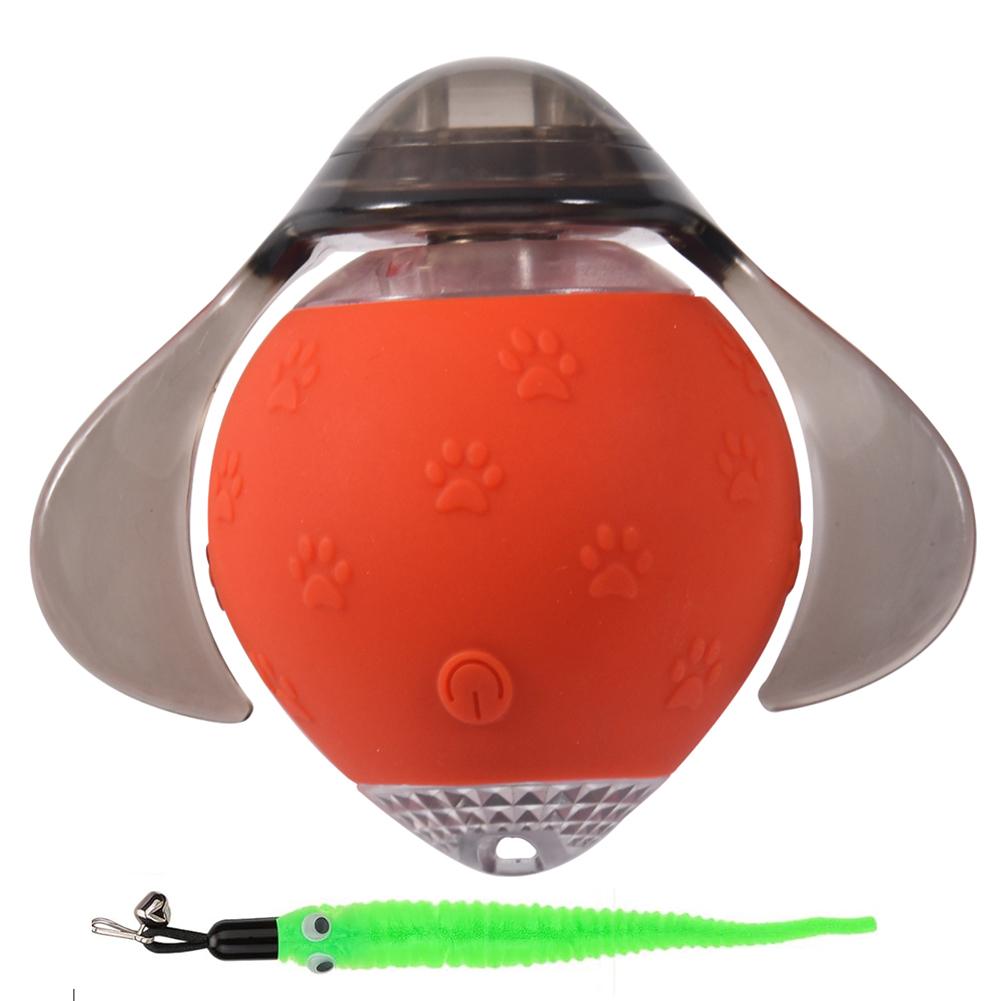 Interactive Cat Toys Ball with 3 Modes Cat Enrichment Toys Rechargeable Pet Smart Chase Ball for Bored Indoor Cats
