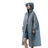 2pcs Disposable Rain Poncho PEVA Thickened Individually Wrapped, Backpackable Outdoor Hiking Travel Adult Raincoat