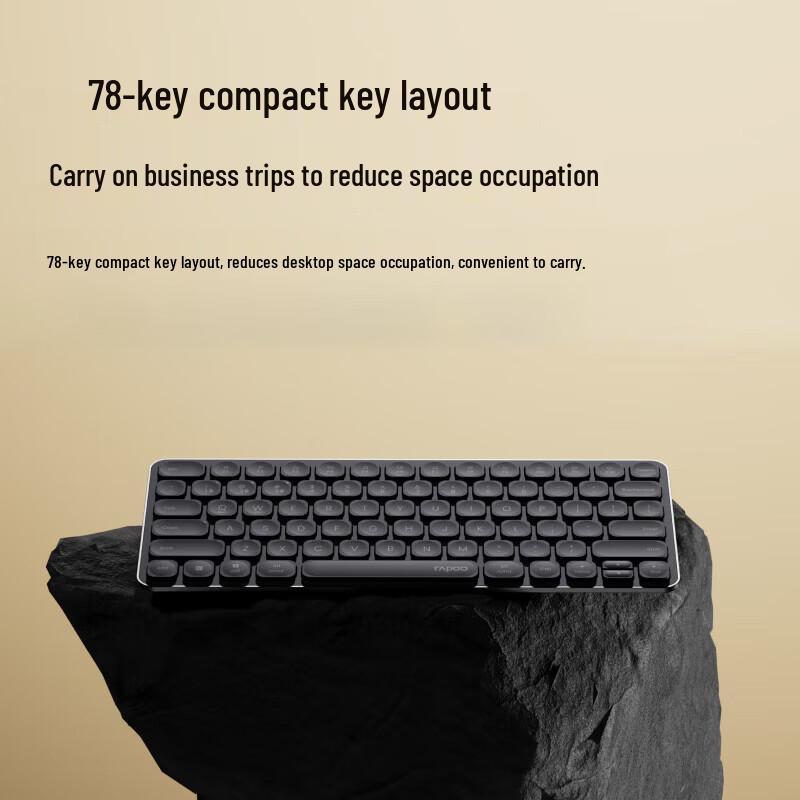 Rapoo 9000S Ultra-slim Multi-mode Wireless Keyboard and Mouse Combo
