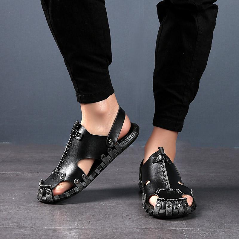 Новые белые два способа ношения сандалий и босоножек ручной работы из натуральной кожи — фото 6