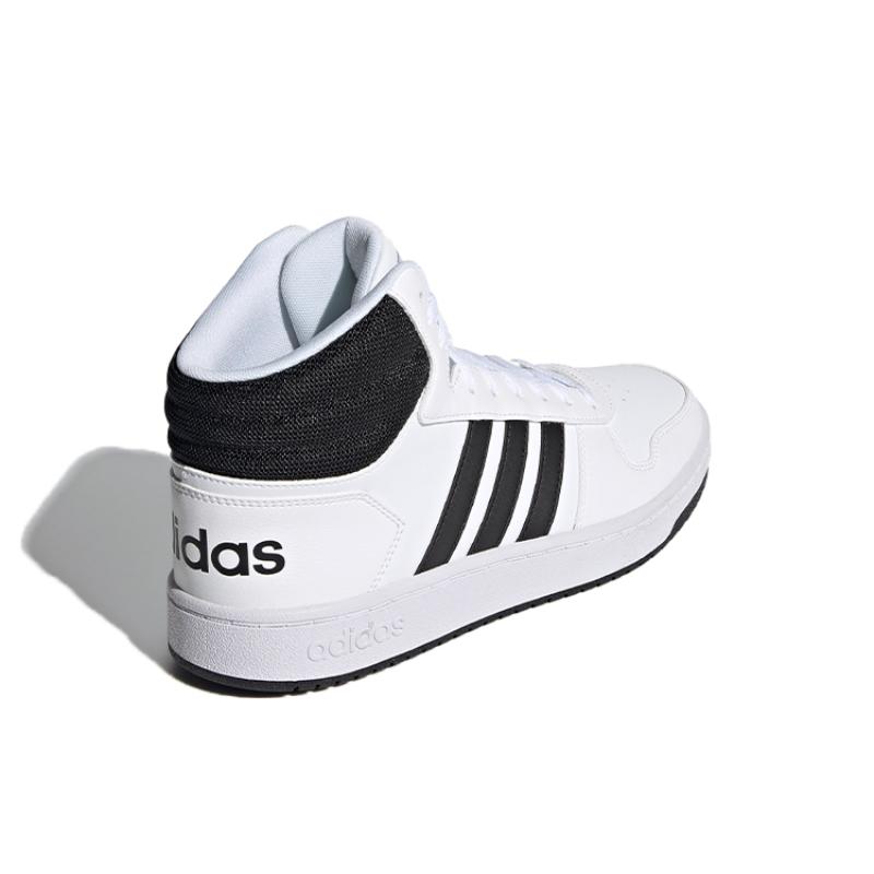 Adidas Hoops 2.0 Mid 'White Black' Sneakers FY8617