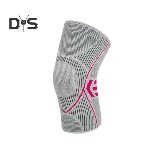 

1 пара компрессионных рукавов на колено, противоскользящие наколенники для мужчин и женщин, дышащие наколенники для бега, тренировок, езды на велосипеде M светло-серый