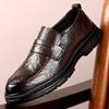 High Quality Cowhide Casual Shoes Handmade Loafers Men Footwear New British Style Dress Shoes Classic Leather Fashion Flats